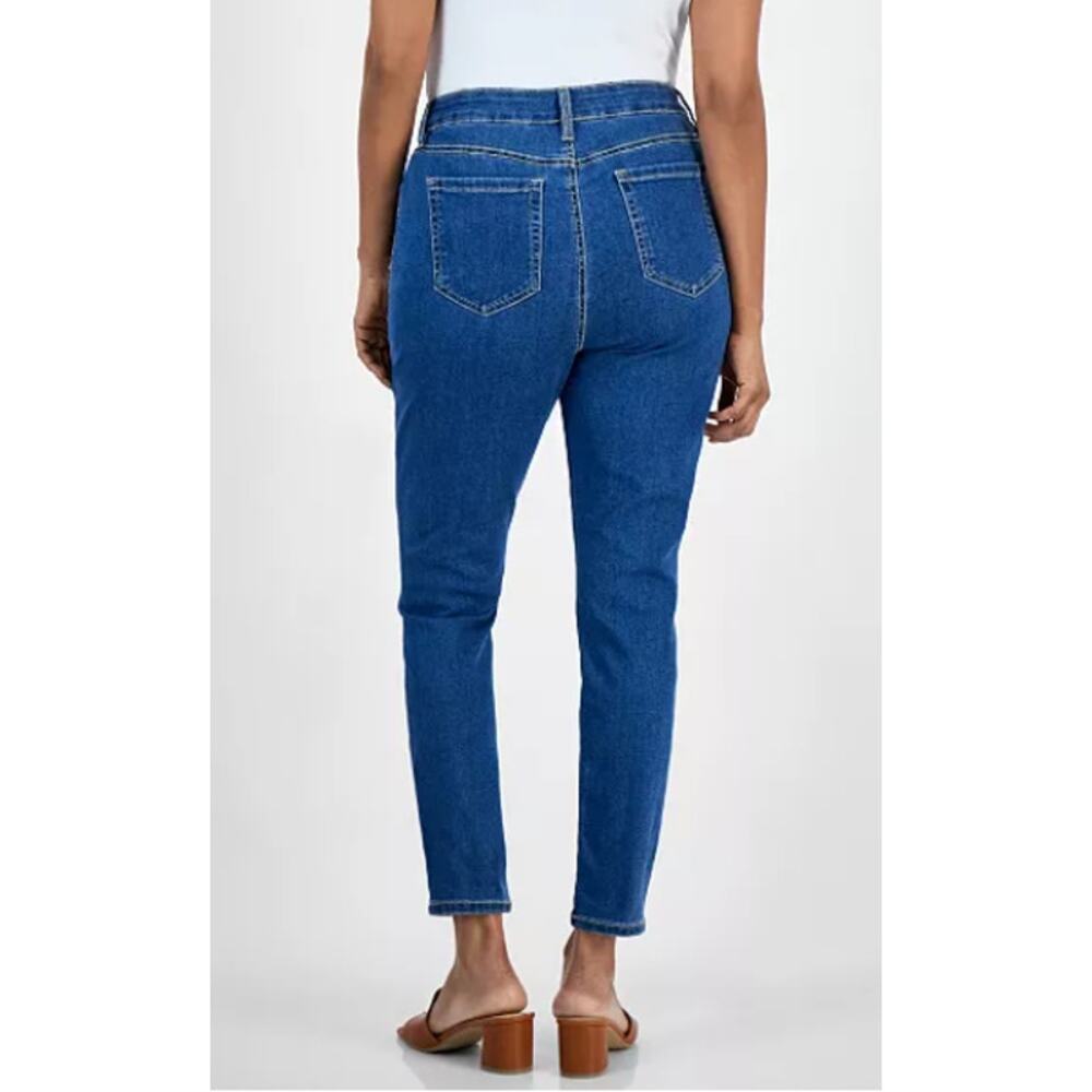 Style & Co Women's MidRise Curvy Skinny Jeans Kato Size 12 S